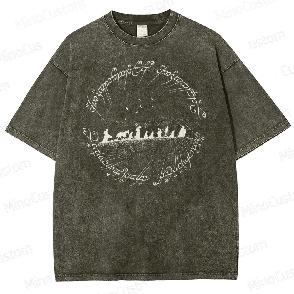 The Lord of the Rings  Washed T-Shirt 