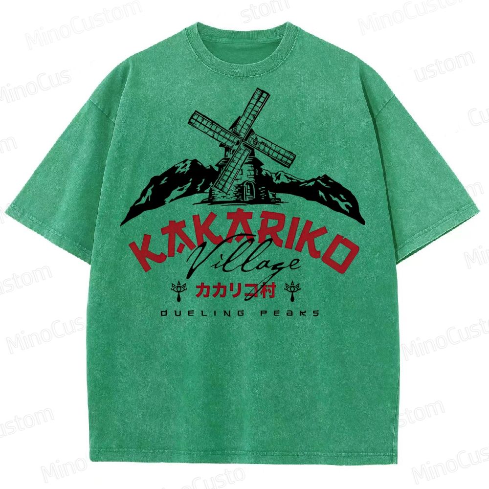 Kakariko Village  Washed T-Shirt