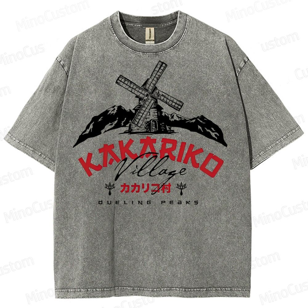 Kakariko Village  Washed T-Shirt