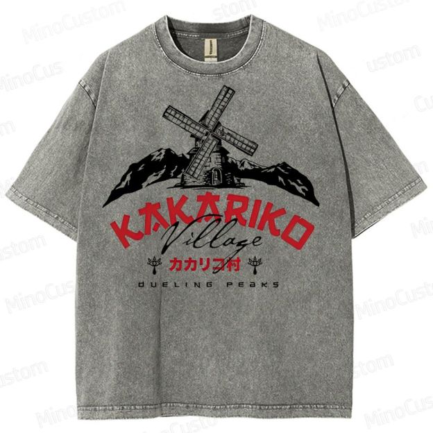 Kakariko Village  Washed T-Shirt
