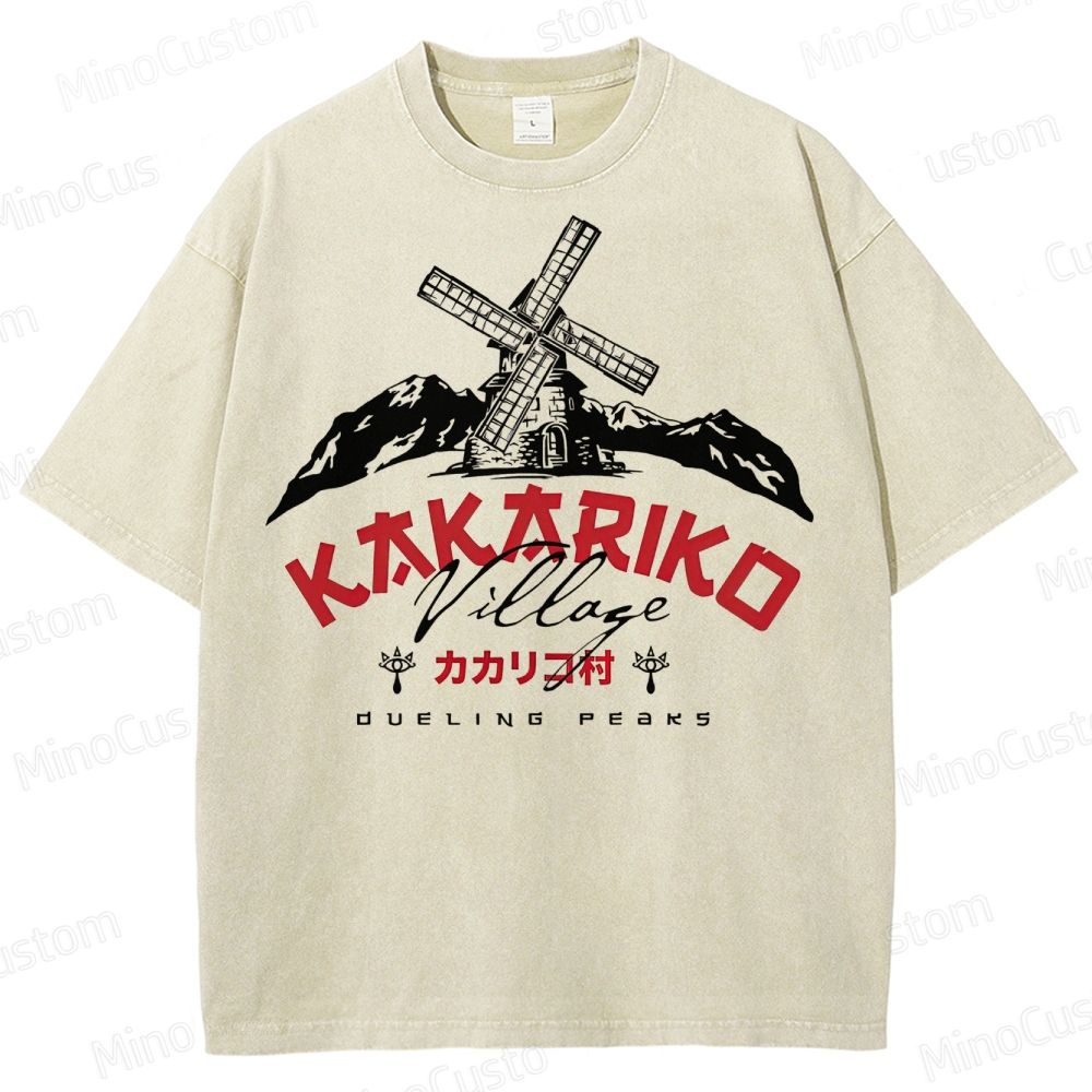 Kakariko Village  Washed T-Shirt