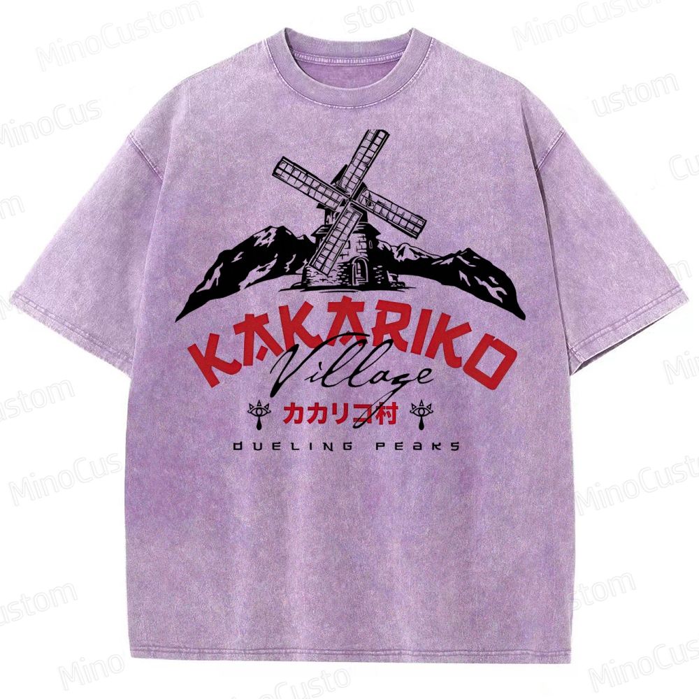 Kakariko Village  Washed T-Shirt