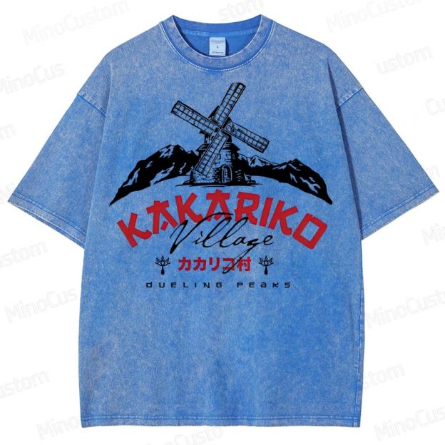 Kakariko Village  Washed T-Shirt