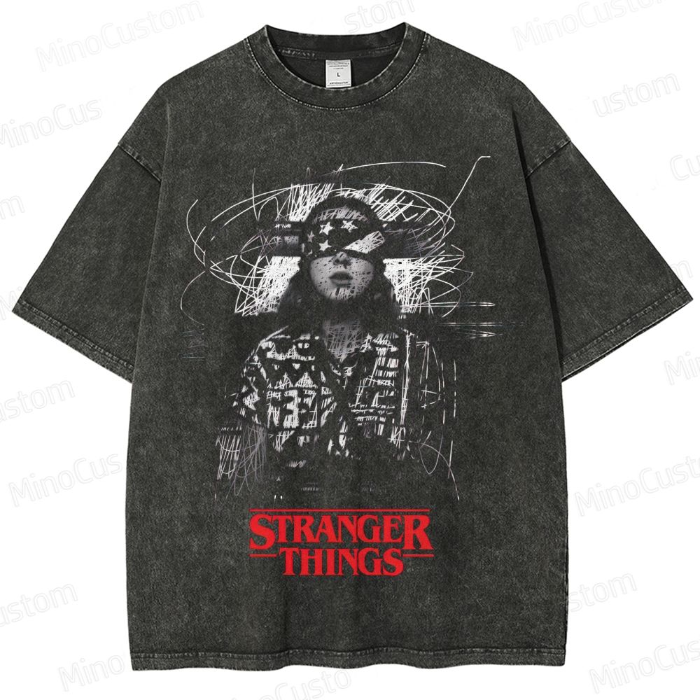 Stranger Things Graphic Washed T - Shirt