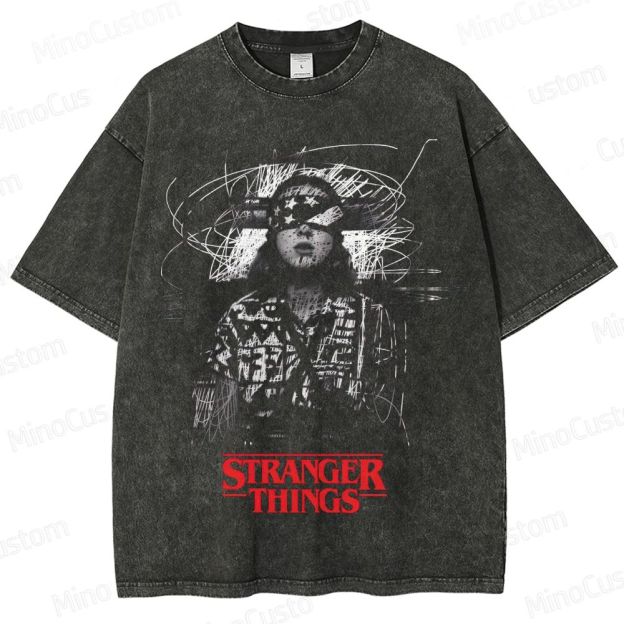 Stranger Things Graphic Washed T - Shirt
