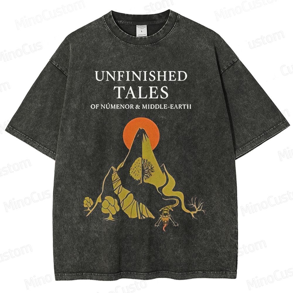 Unfinished Tales of Númenor & Middle - earth Graphic Washed T - Shirt