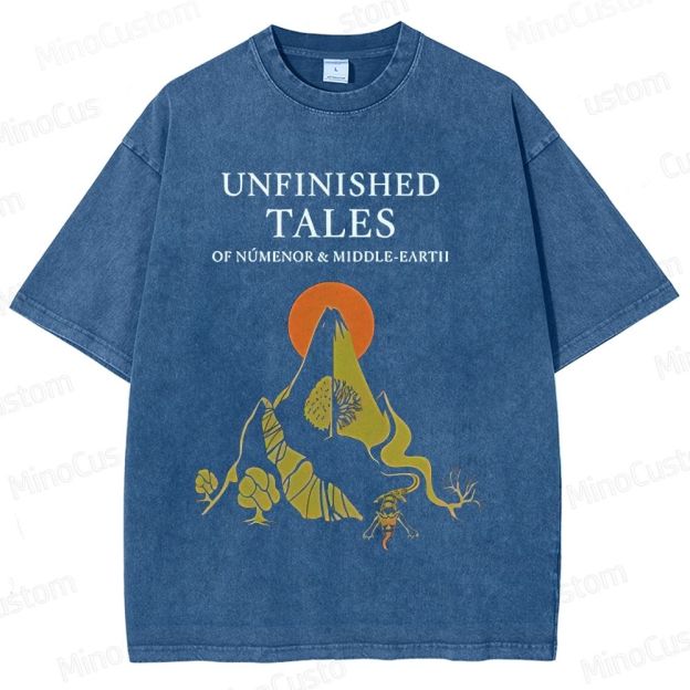 Unfinished Tales of Númenor & Middle - earth Graphic Washed T - Shirt