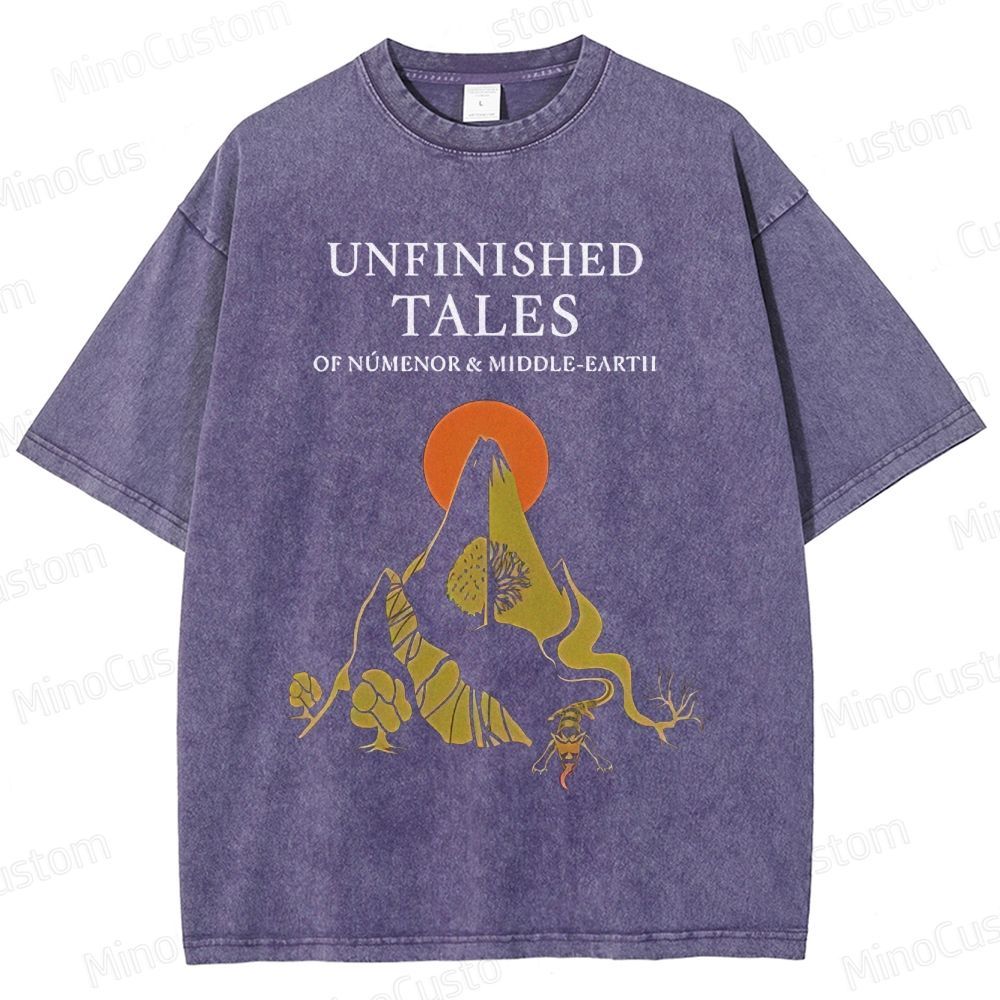 Unfinished Tales of Númenor & Middle - earth Graphic Washed T - Shirt
