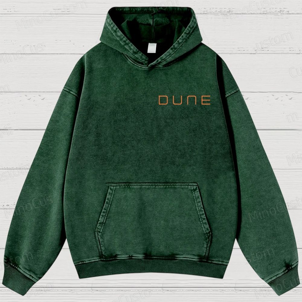 Dune Part Two Movie Graphic Washed Hoodie