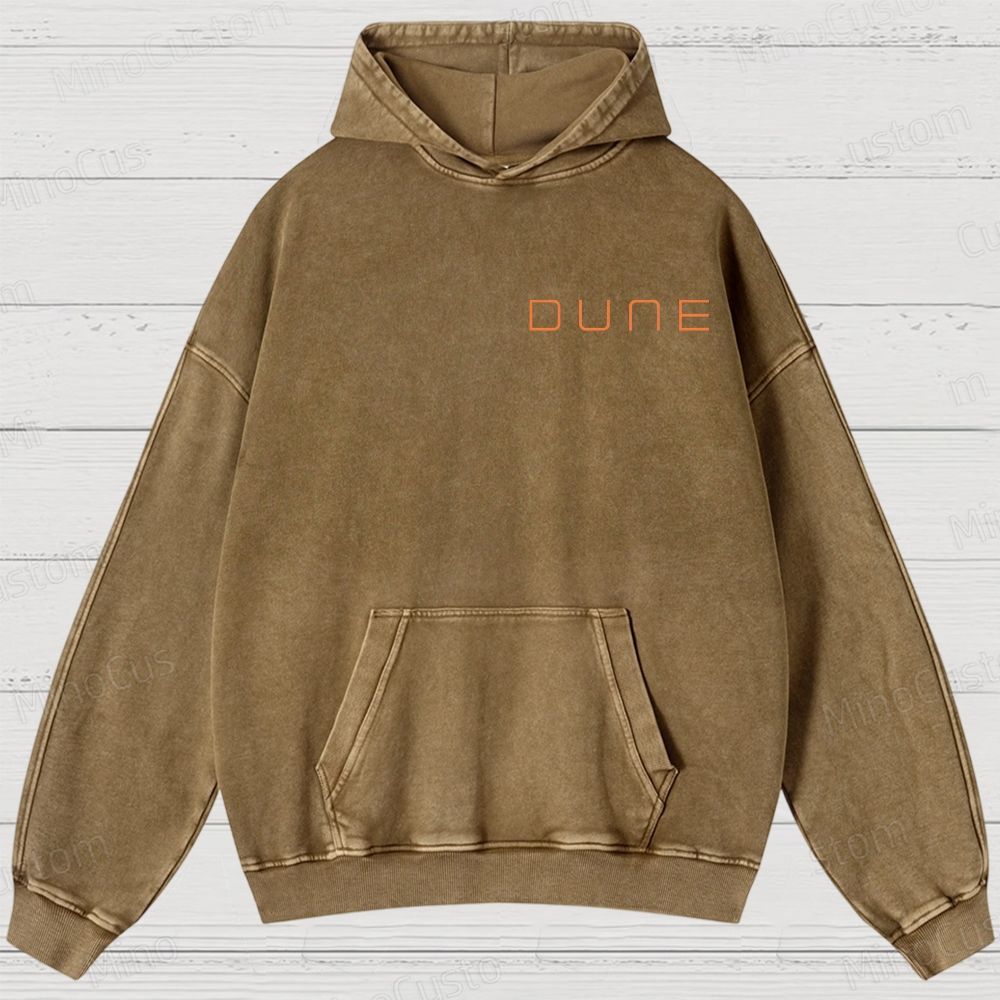 Dune Part Two Movie Graphic Washed Hoodie