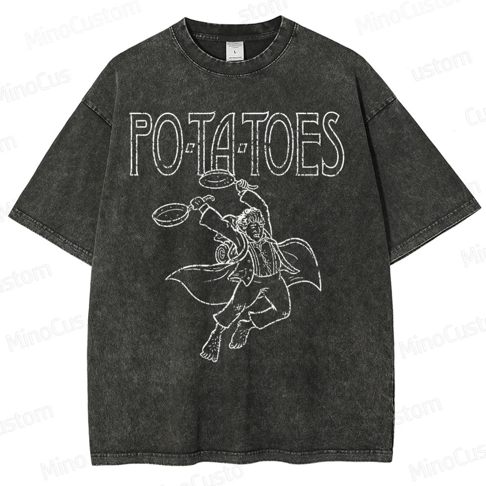 Gimli Potatoes Washed T-Shirt 