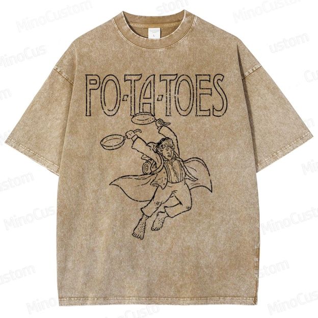 Gimli Potatoes Washed T-Shirt 