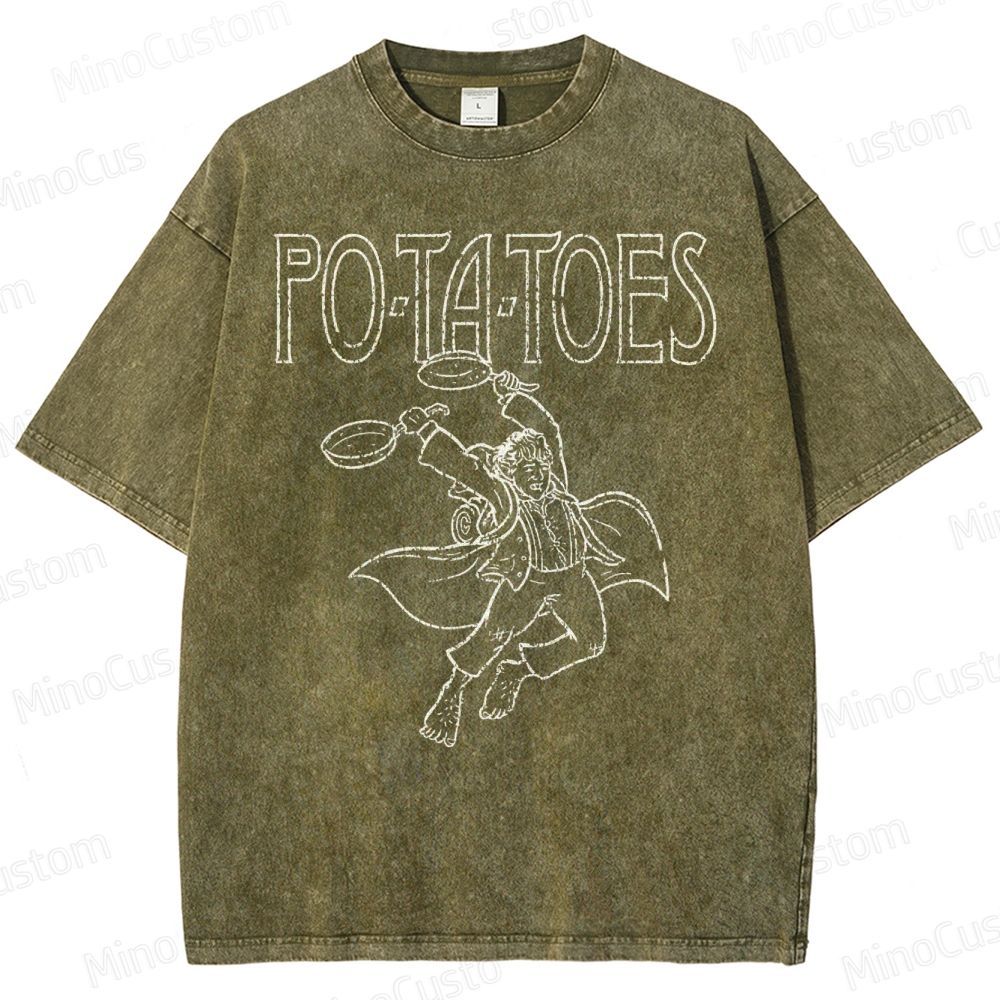 Gimli Potatoes Washed T-Shirt 