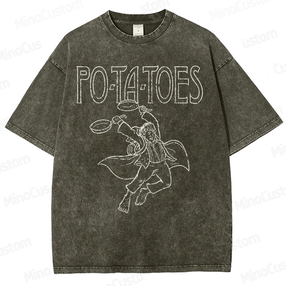 Gimli Potatoes Washed T-Shirt 