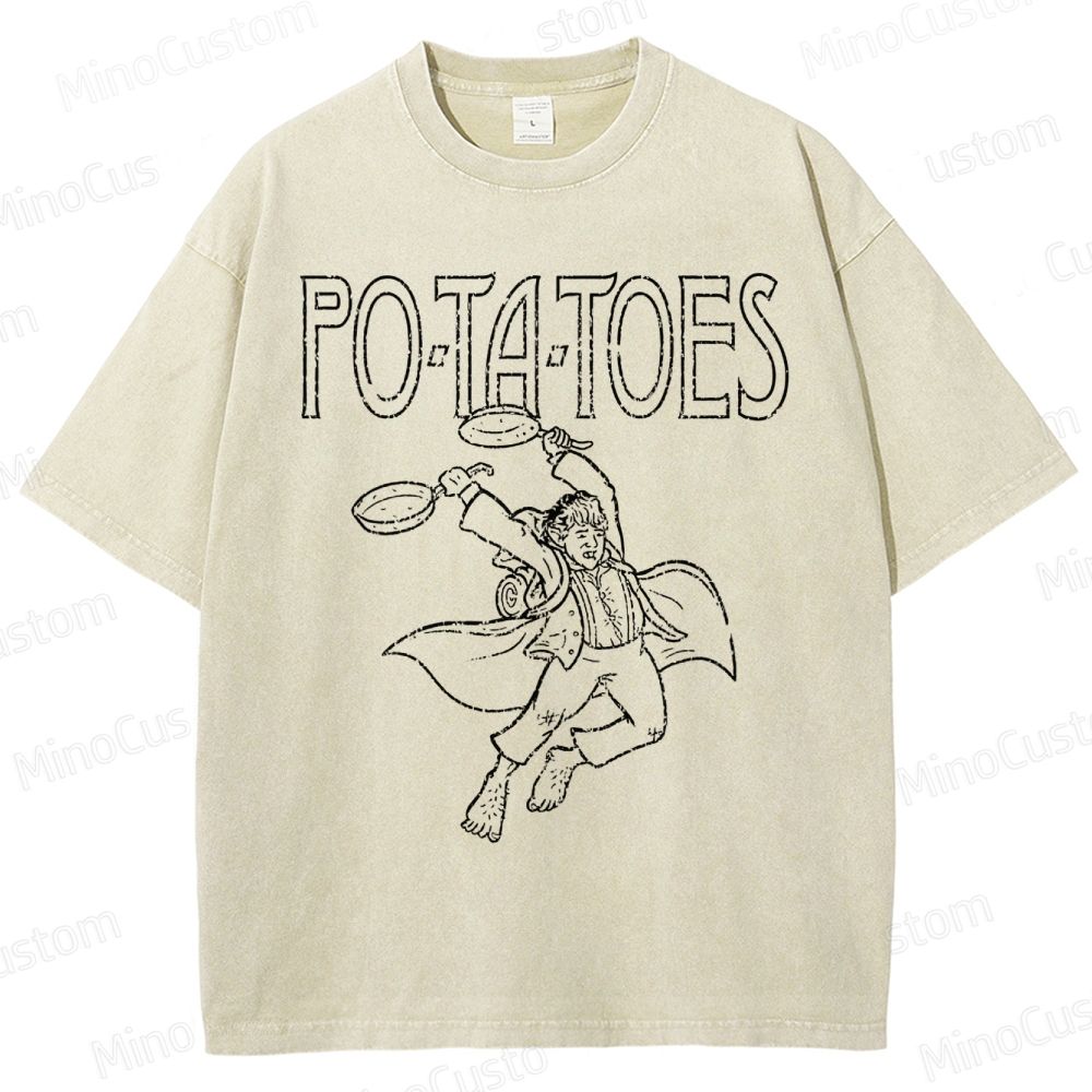 Gimli Potatoes Washed T-Shirt 