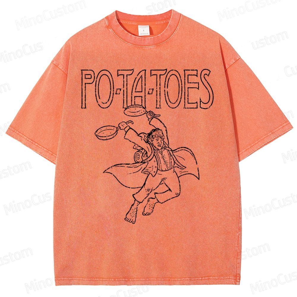 Gimli Potatoes Washed T-Shirt 