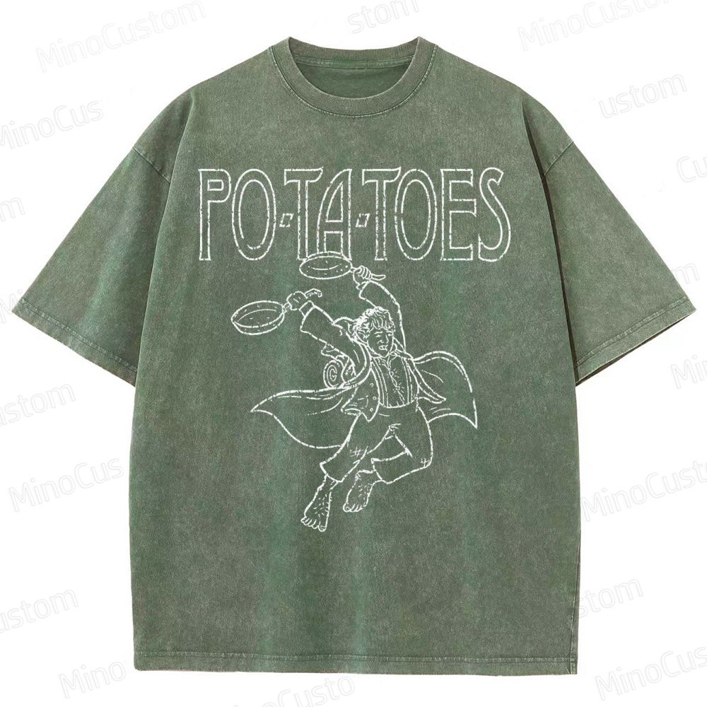 Gimli Potatoes Washed T-Shirt 
