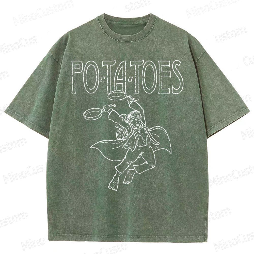 Gimli Potatoes Washed T-Shirt 