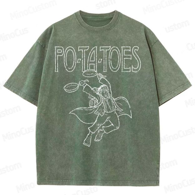 Gimli Potatoes Washed T-Shirt 