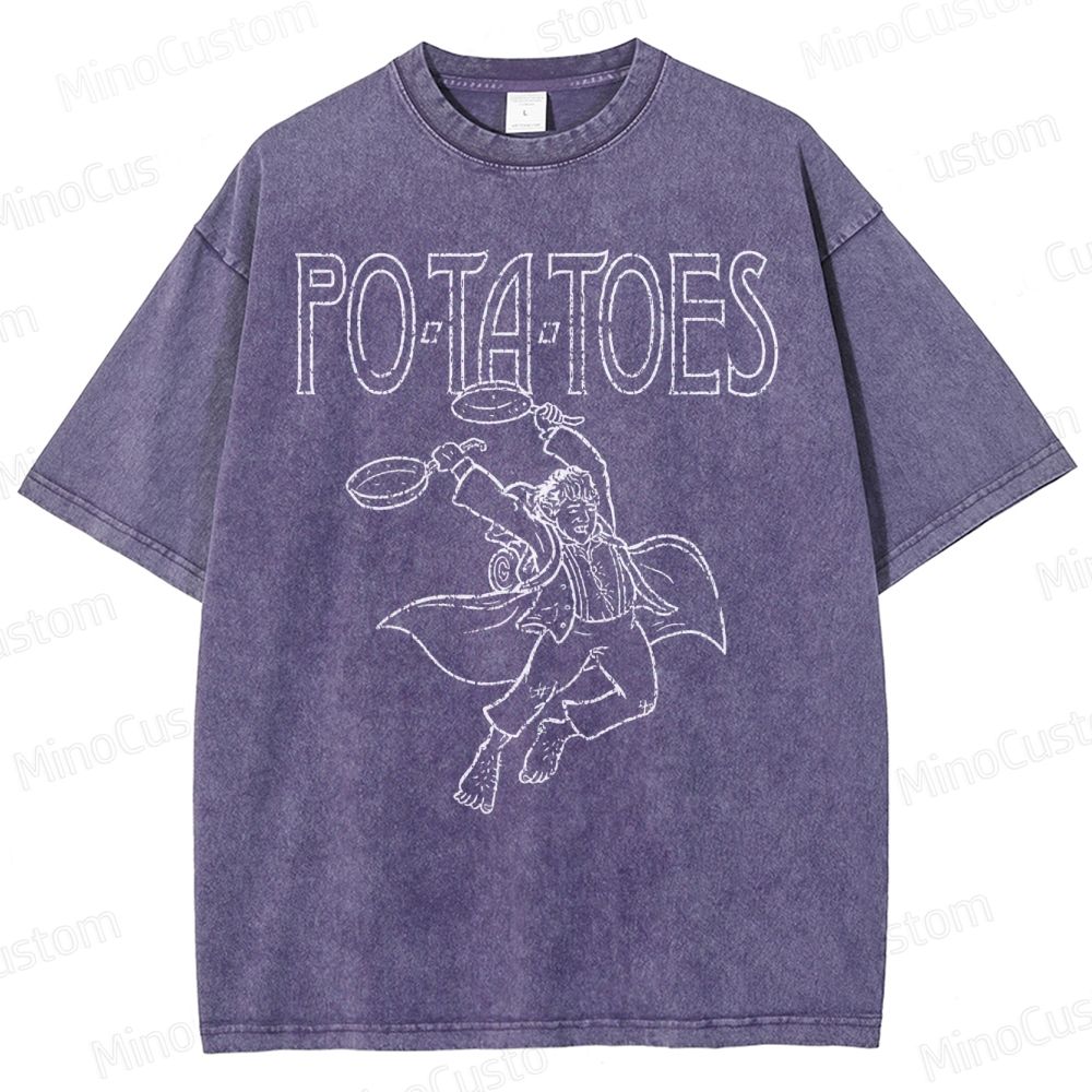 Gimli Potatoes Washed T-Shirt 