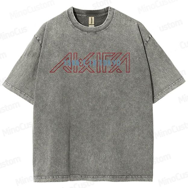 Akira Retro Logo Washed T - Shirt