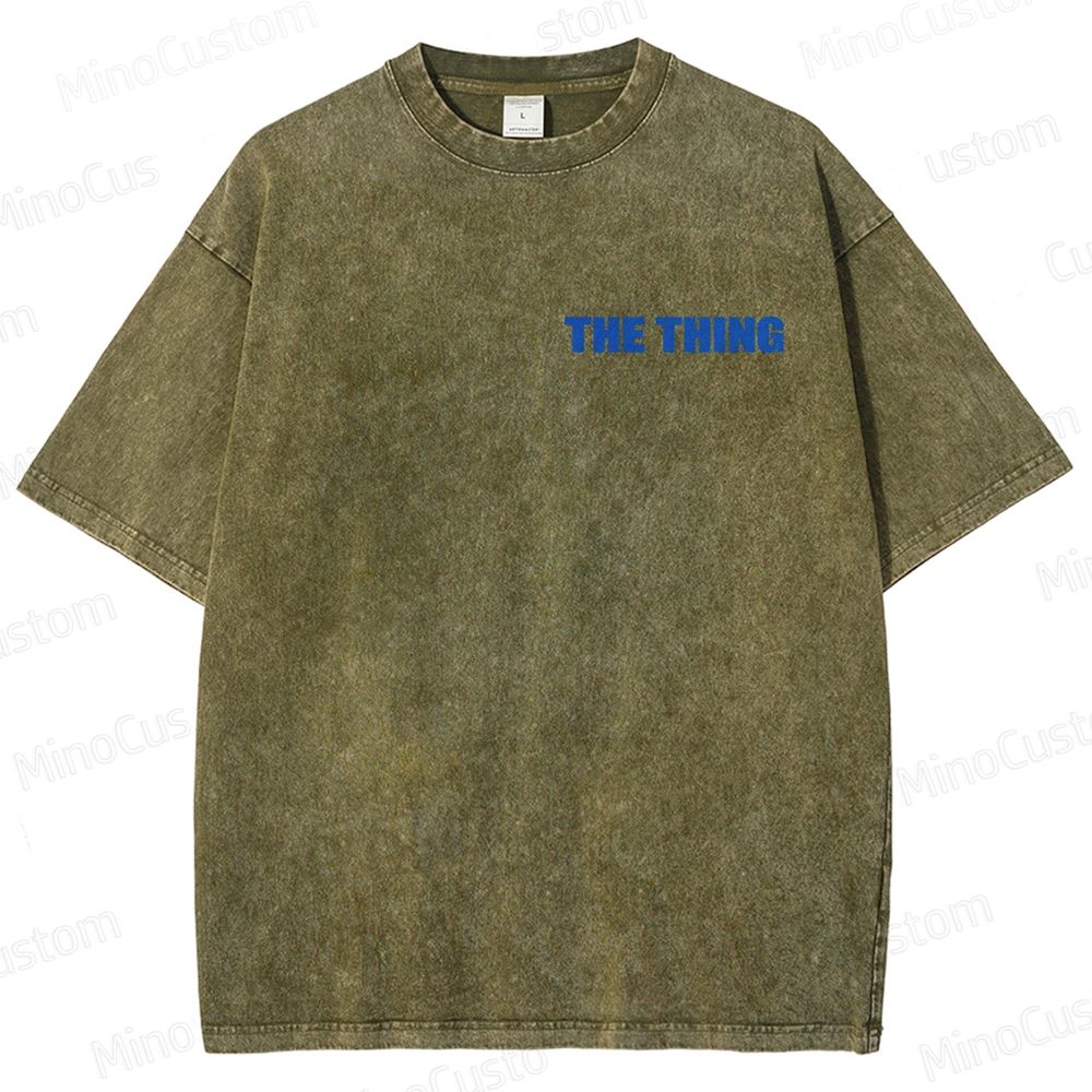 The Thing Movie Retro Graphic Washed T - Shirt