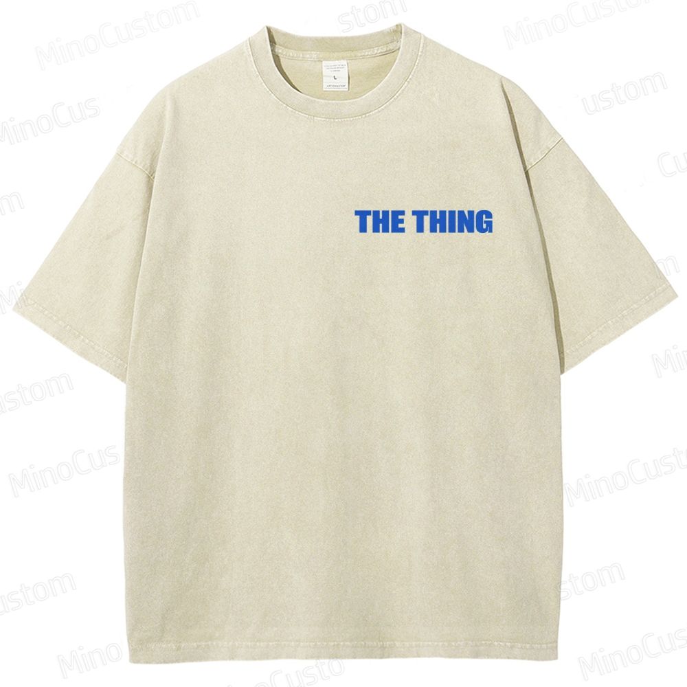 The Thing Movie Retro Graphic Washed T - Shirt