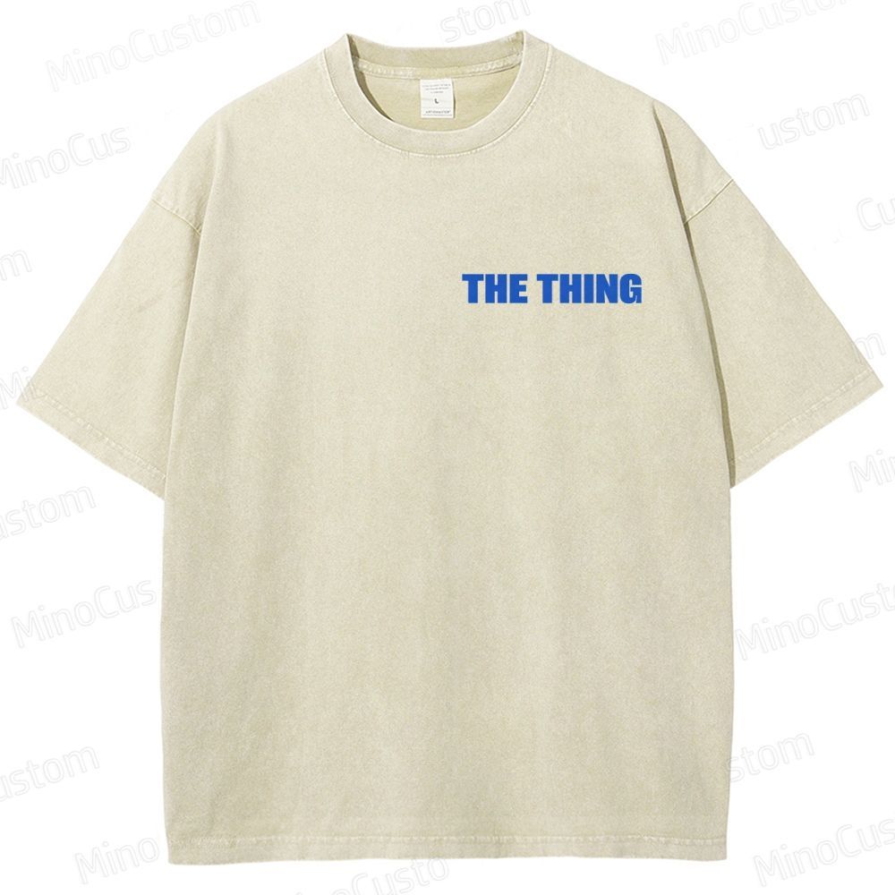 The Thing Movie Retro Graphic Washed T - Shirt
