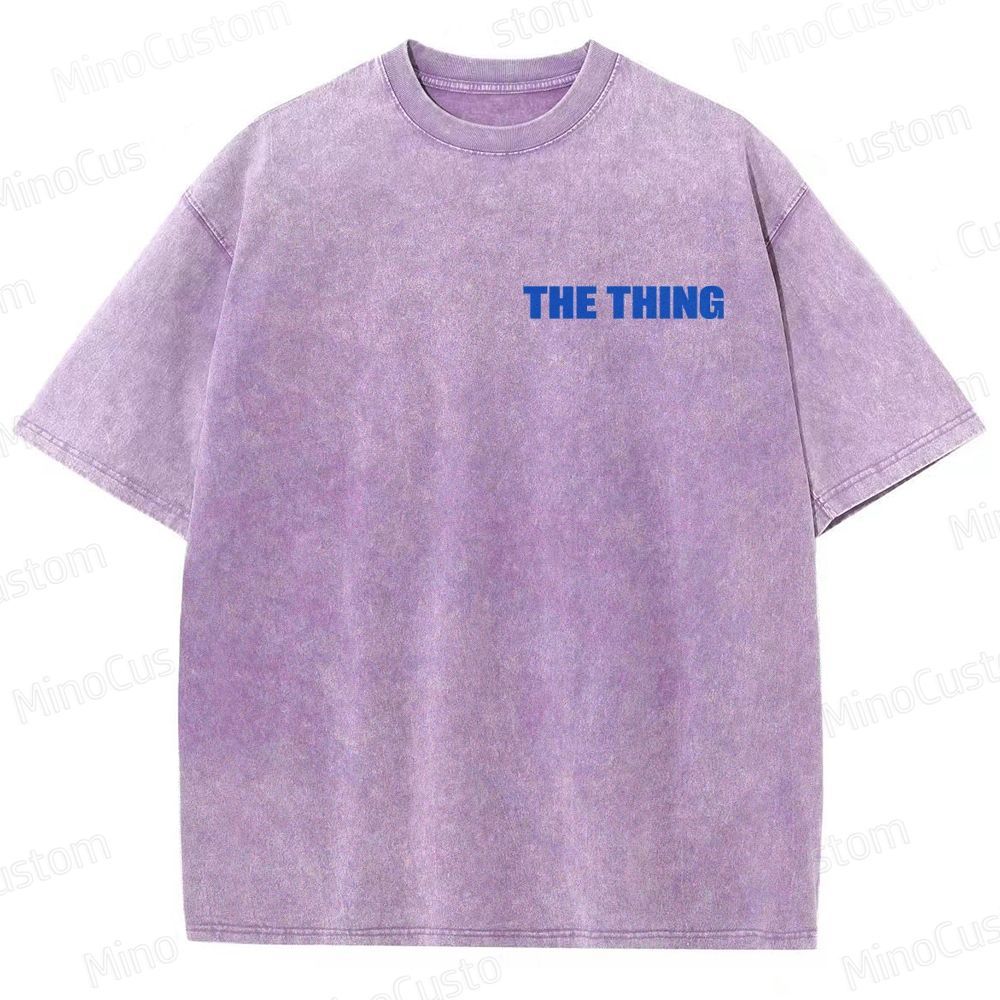 The Thing Movie Retro Graphic Washed T - Shirt