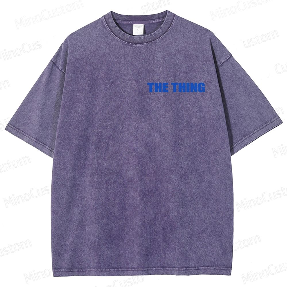 The Thing Movie Retro Graphic Washed T - Shirt