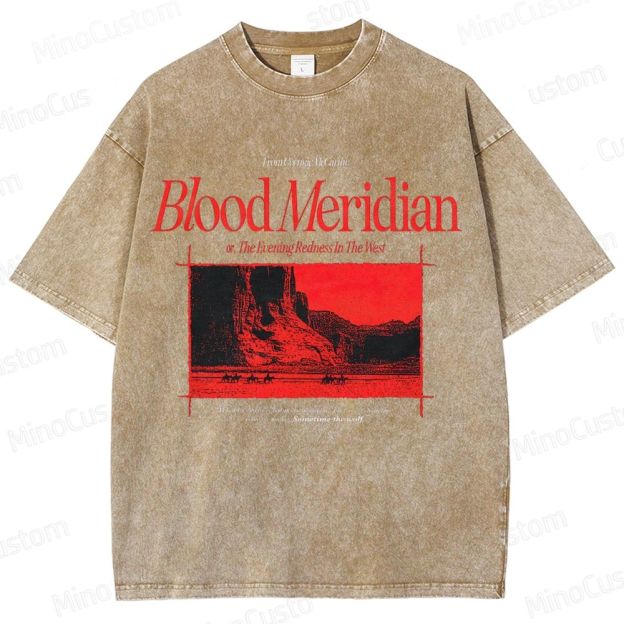 Blood Meridian Vintage Graphic Washed T - Shirt