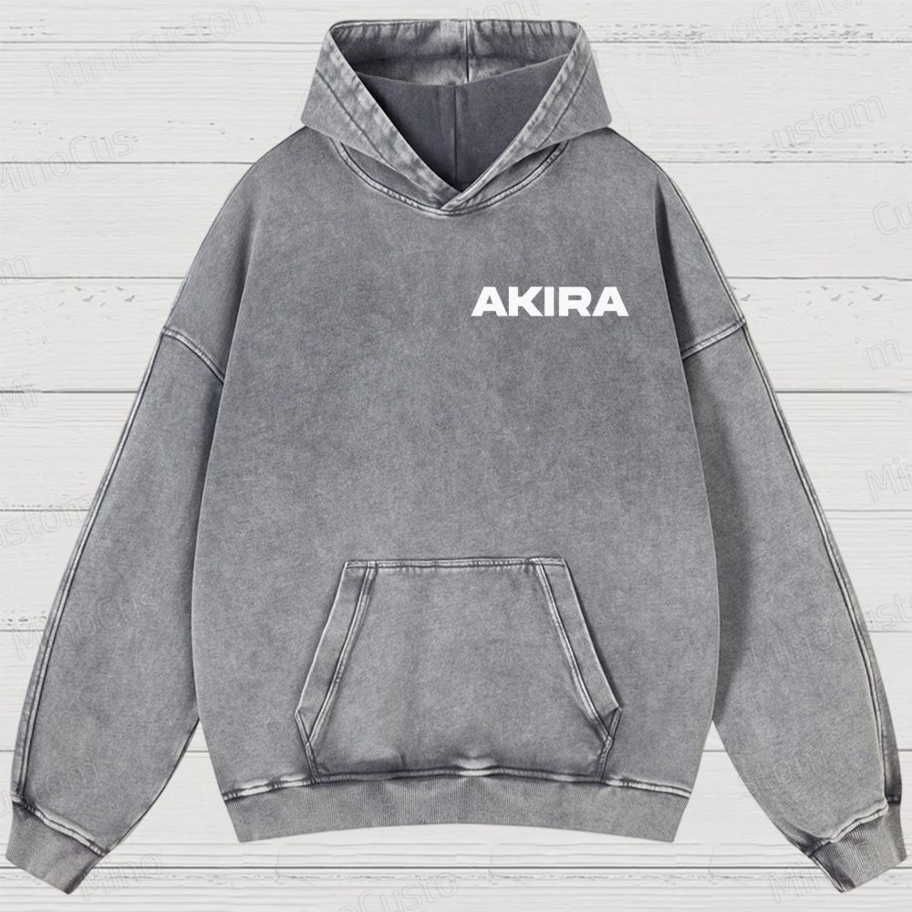 Unisex Fit Destruction lll  Washed Hoodies 