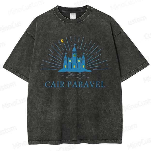 Narnia Cair Paravel Castle Graphic Washed T - Shirt