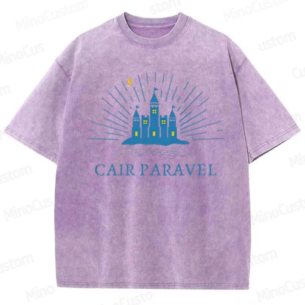 Narnia Cair Paravel Castle Graphic Washed T - Shirt
