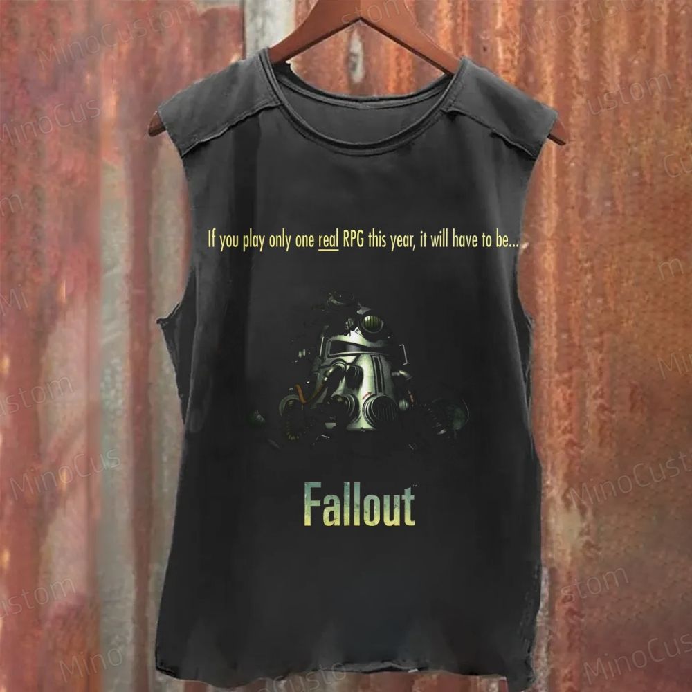 Fallout Game Retro Graphic Tank Top