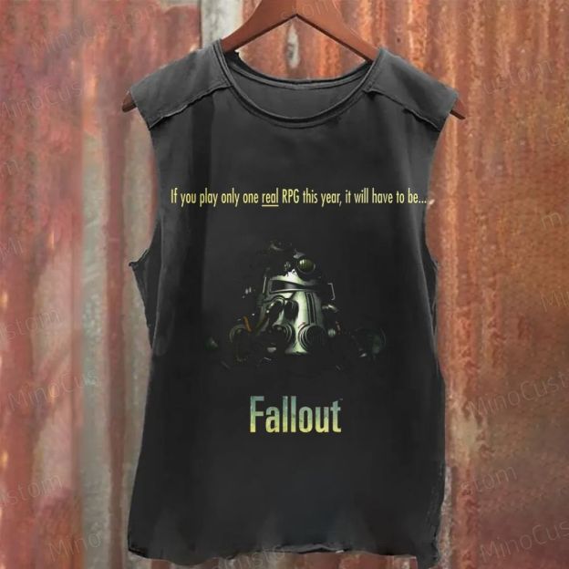 Fallout Game Retro Graphic Tank Top