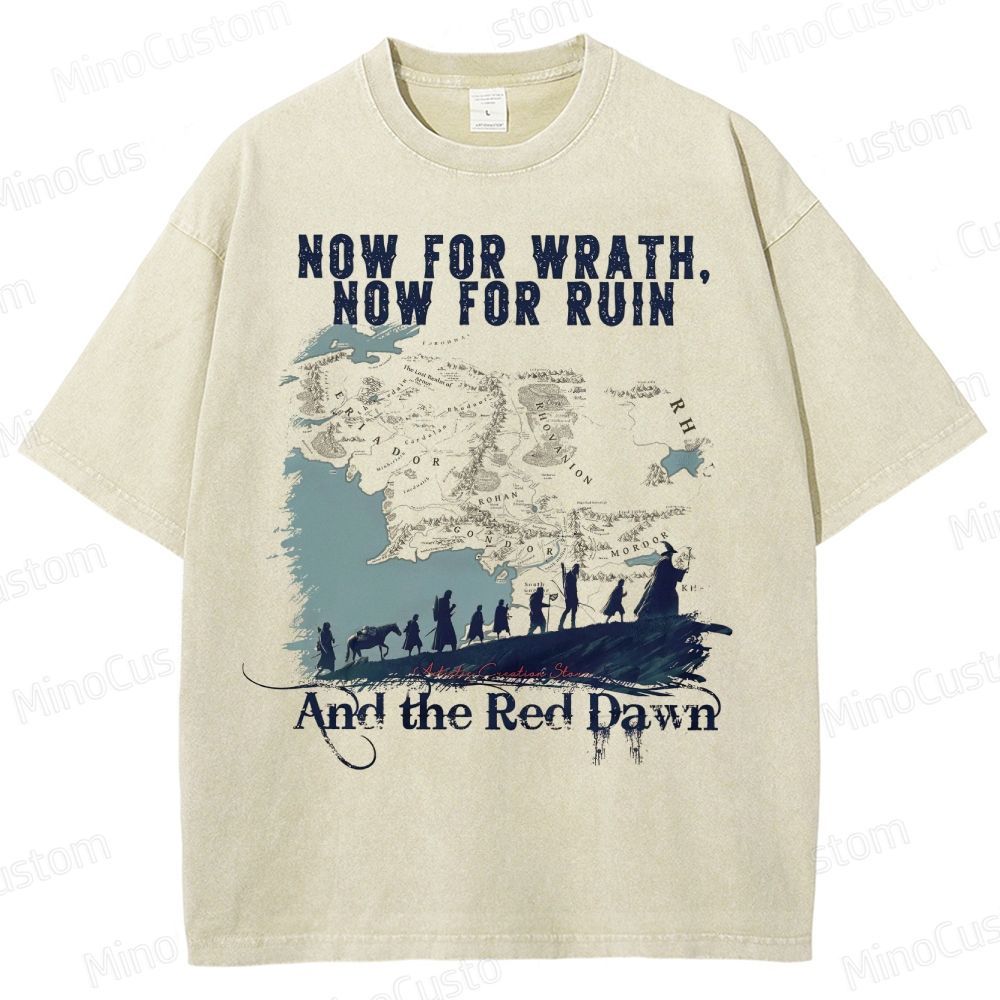 The Lord Of The Rings Fantasy Washed T-Shirt