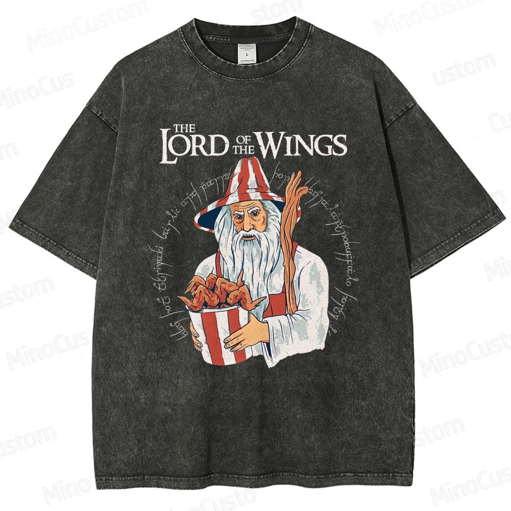 The Lord of the Wings Parody Washed T - Shirt