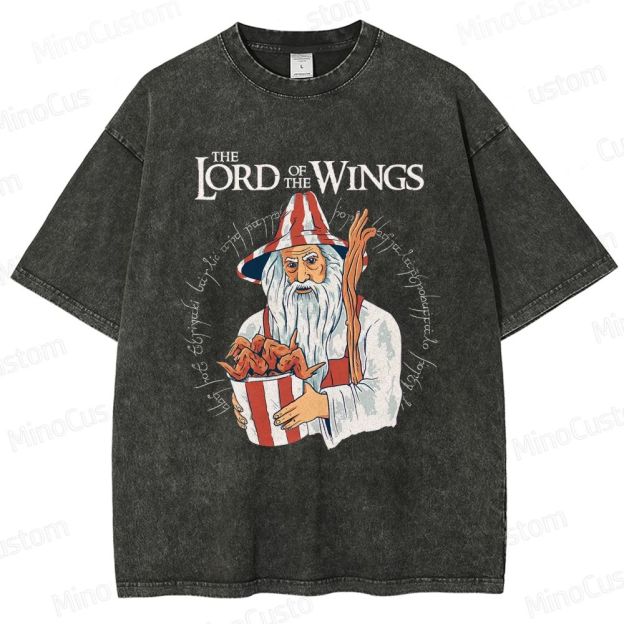 The Lord of the Wings Parody Washed T - Shirt