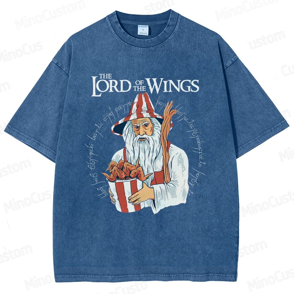 The Lord of the Wings Parody Washed T - Shirt