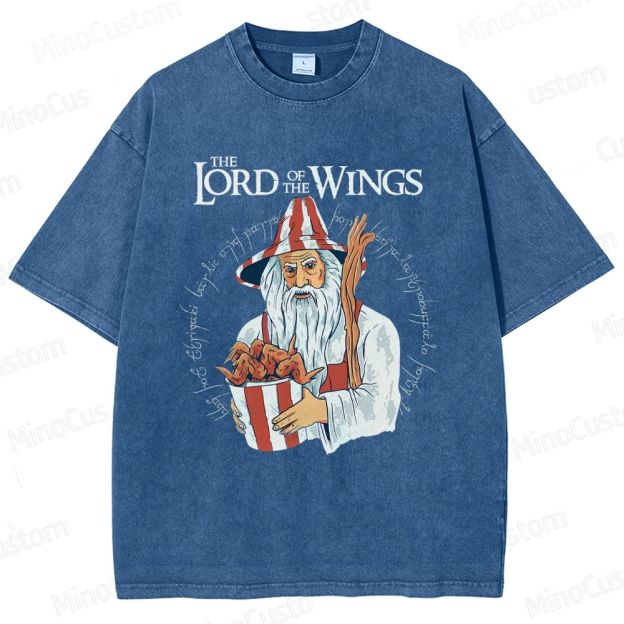 The Lord of the Wings Parody Washed T - Shirt