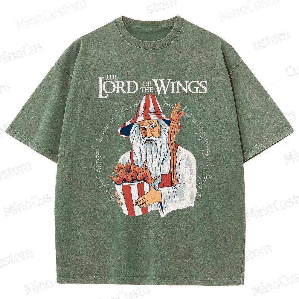 The Lord of the Wings Parody Washed T - Shirt