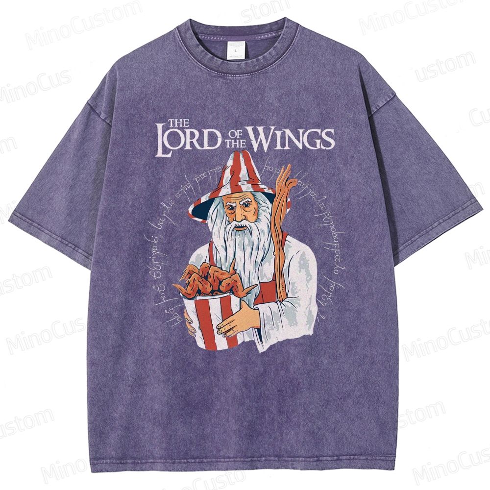 The Lord of the Wings Parody Washed T - Shirt