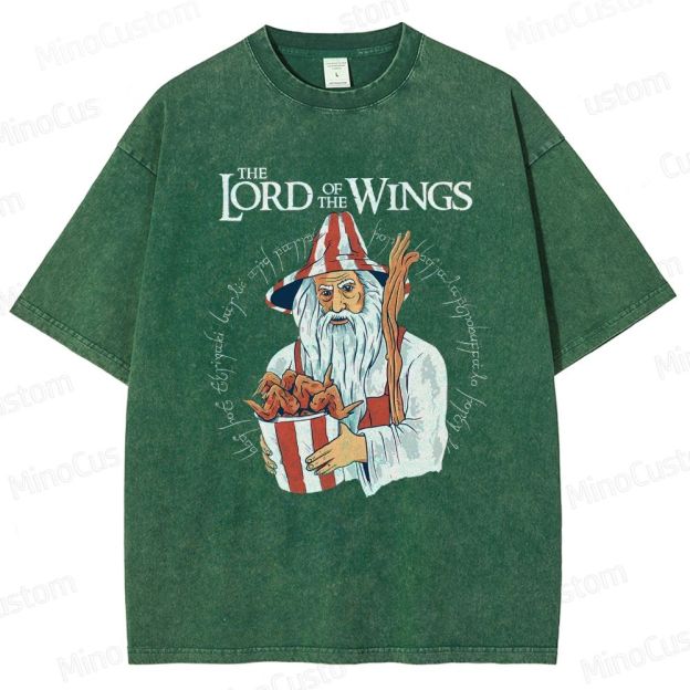 The Lord of the Wings Parody Washed T - Shirt