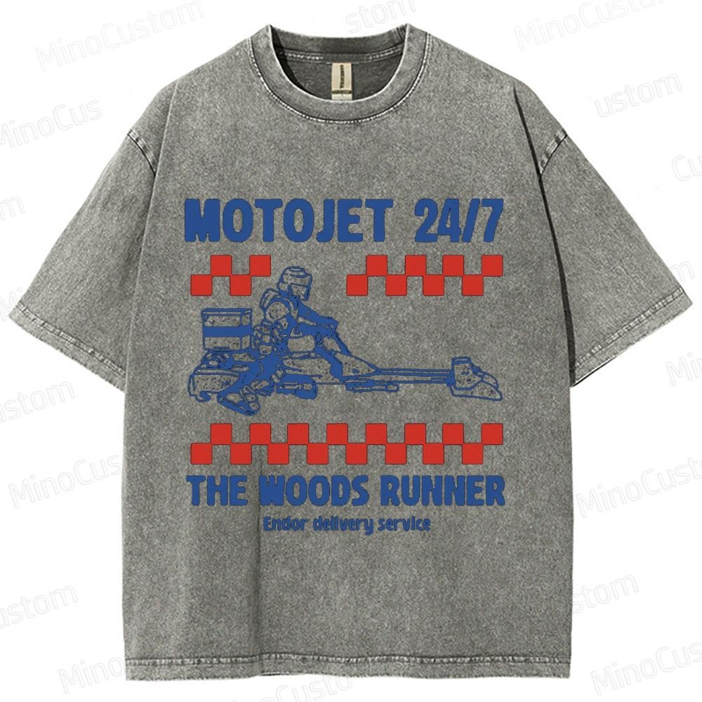 Star Wars Motojet 24/7 Woods Runner Washed T - Shirt