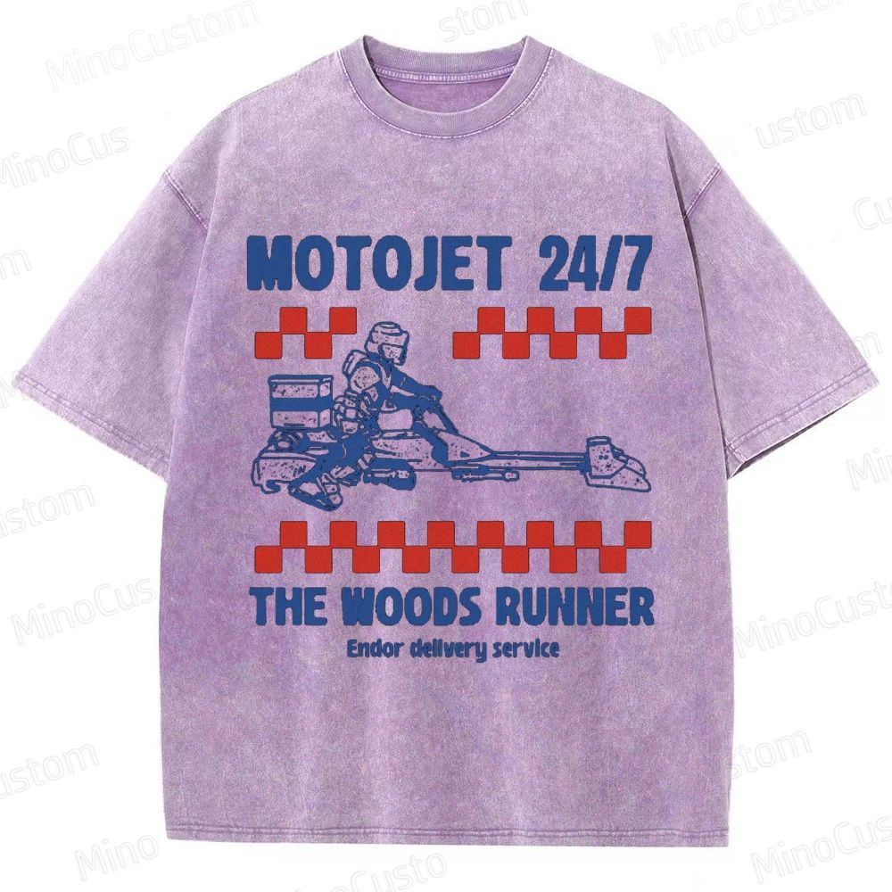 Star Wars Motojet 24/7 Woods Runner Washed T - Shirt