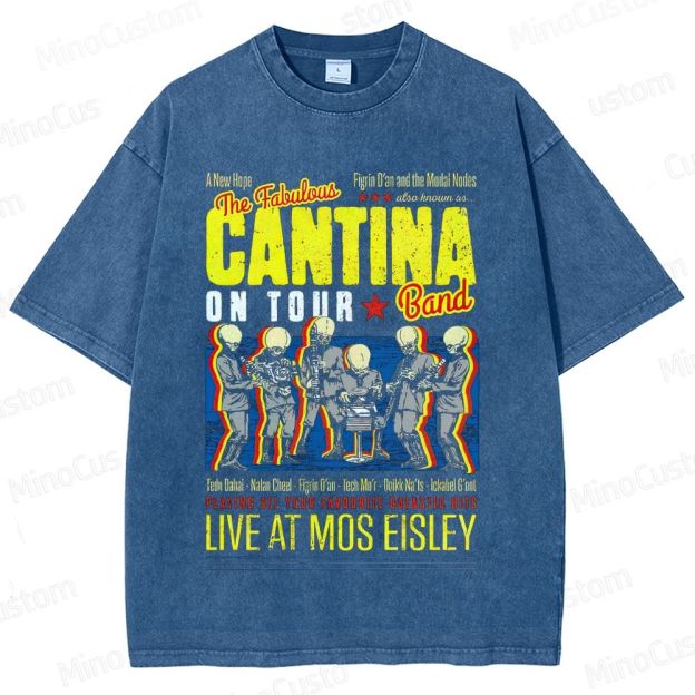 Star Wars Cantina Band Tour Washed T - Shirt