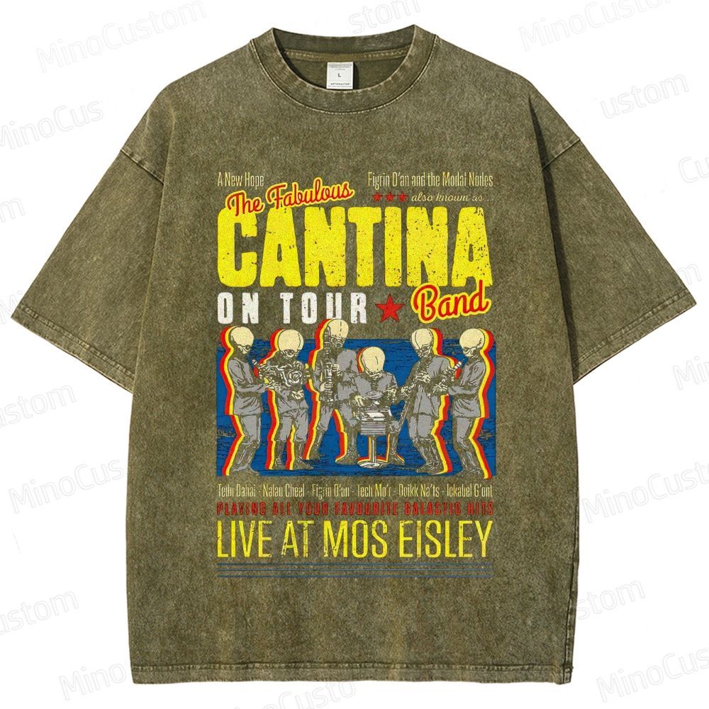 Star Wars Cantina Band Tour Washed T - Shirt