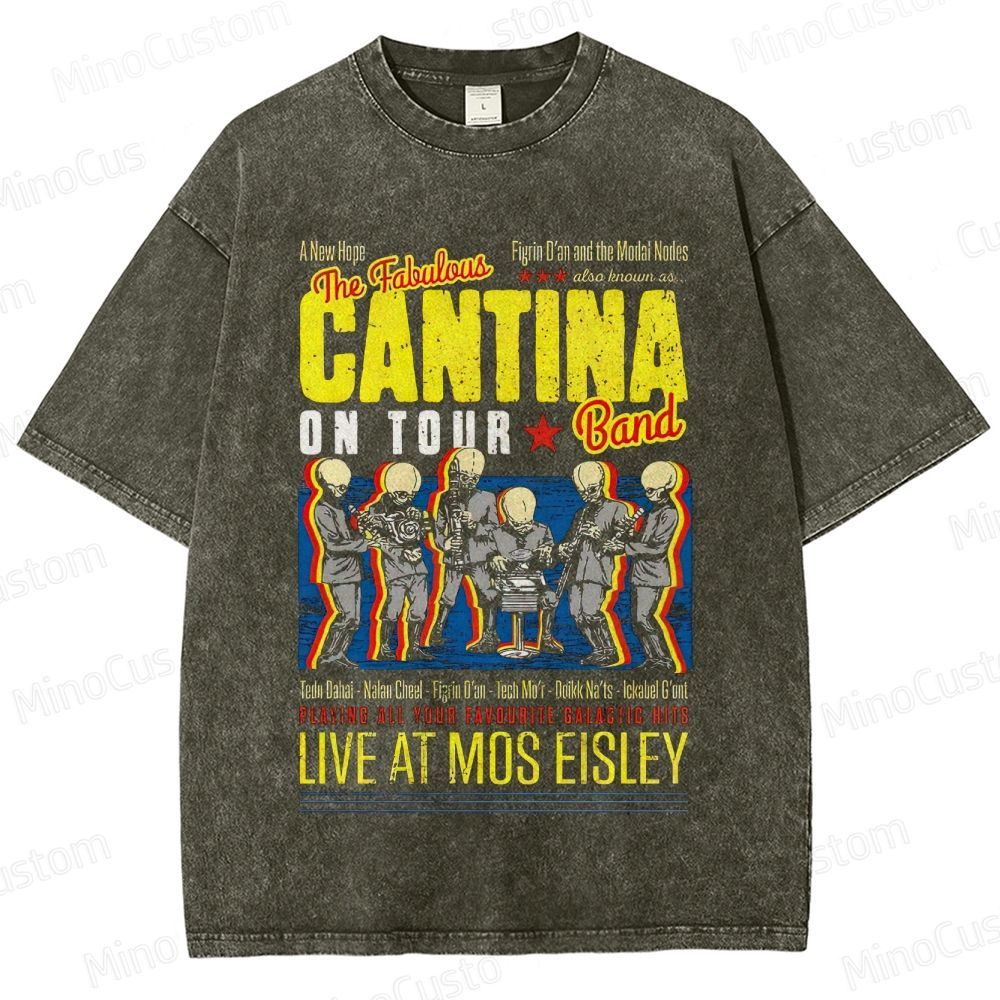 Star Wars Cantina Band Tour Washed T - Shirt