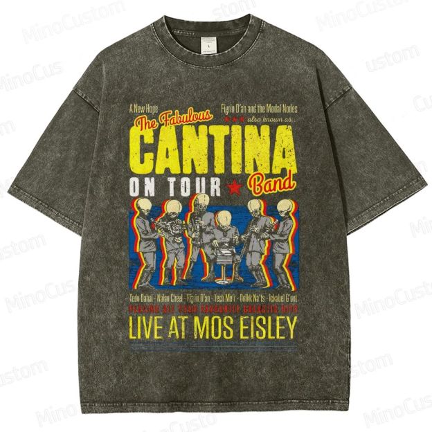 Star Wars Cantina Band Tour Washed T - Shirt